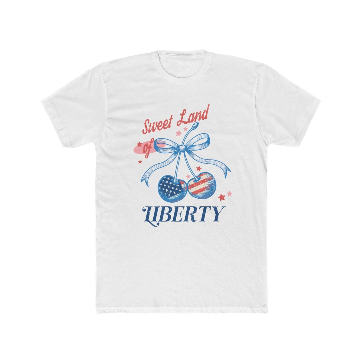 Sweet Land Of Liberty Men Cotton Crew Tee
