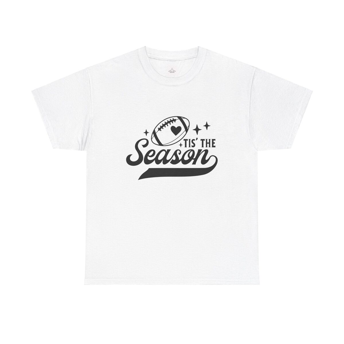 Tis The Season Football Unisex Heavy Cotton Tee