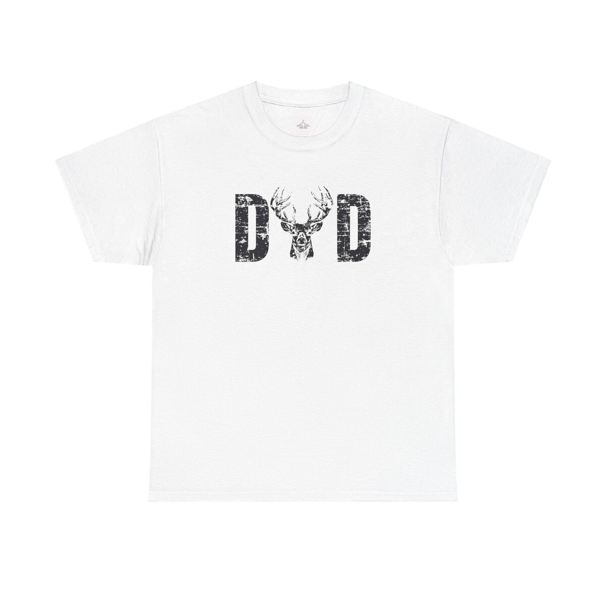 Unisex Heavy Cotton Tee Dad With Deer Design Wildlife Lover Gift Outdoor