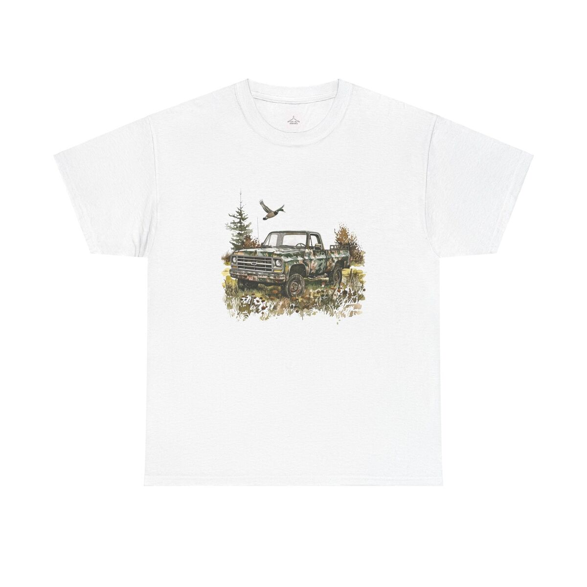 Vintage Truck Art Unisex Heavy Cotton Tee Nature Lover Shirt Gift For