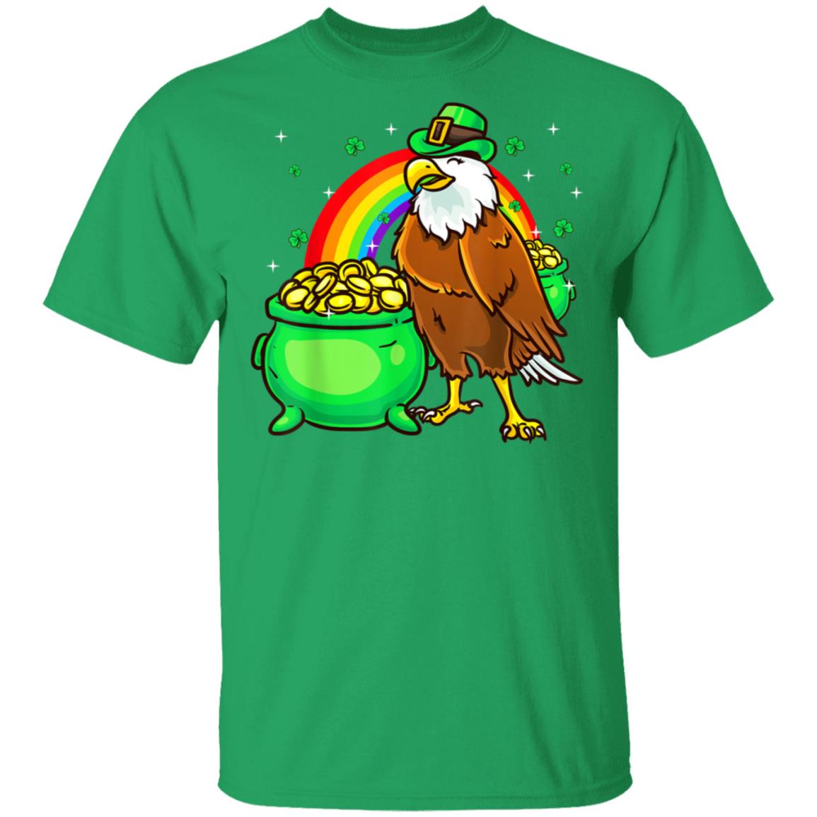 American Bald Eagle Leprechaun St Patricks Day T-Shirt