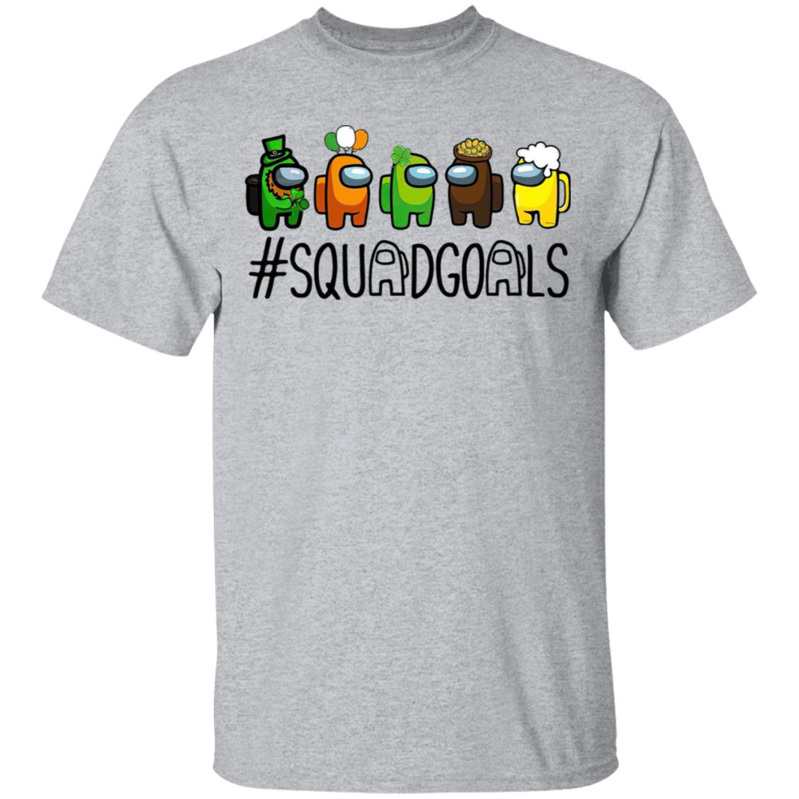 Among-Us-Squad-Goals-Happy-St.-Patricks-Day-T-Shirt-Cotton-Tee-1
