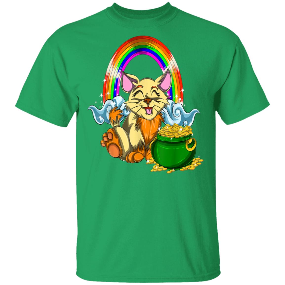 Animal-Cat-Rainbow-Irish-Boys-Kids-Toddler-St-Patricks-Day-T-Shirt-1
