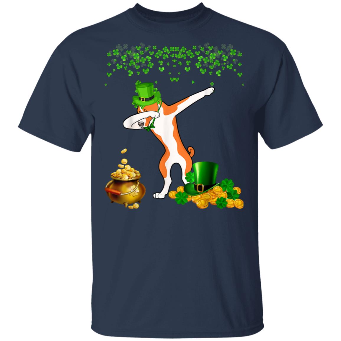 Basenji-Dabbing-St-Patricks-Day-2020-T-Shirt-1