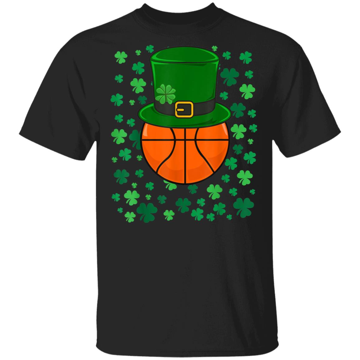 Basketball Leprechaun Saint Patricks Day Shamrock T-Shirt