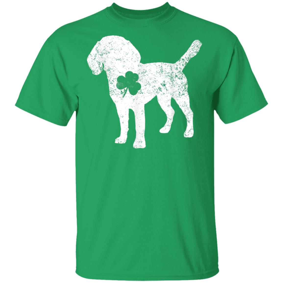 Beagle Irish Clover St Patrick Day Dog T-Shirt