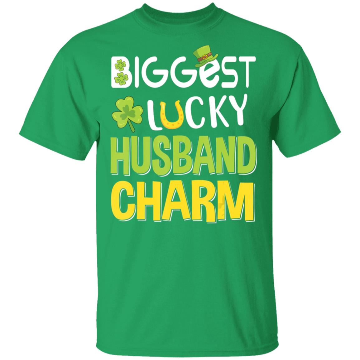 Biggest-Lucky Husband Charm Saint Patricks Day T-Shirt