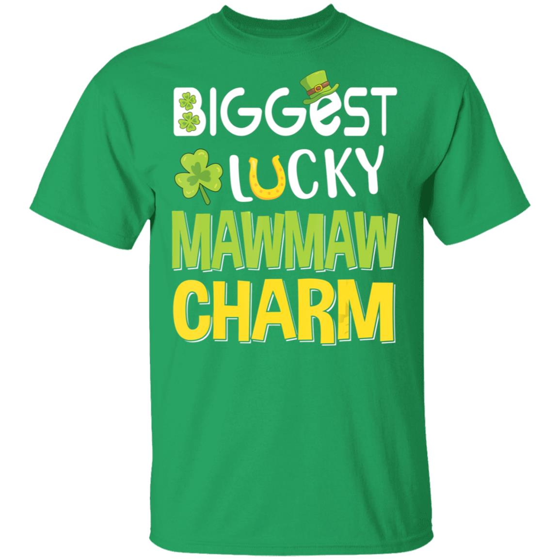 Biggest-Lucky Mawmaw Charm Saint Patricks Day T-Shirt