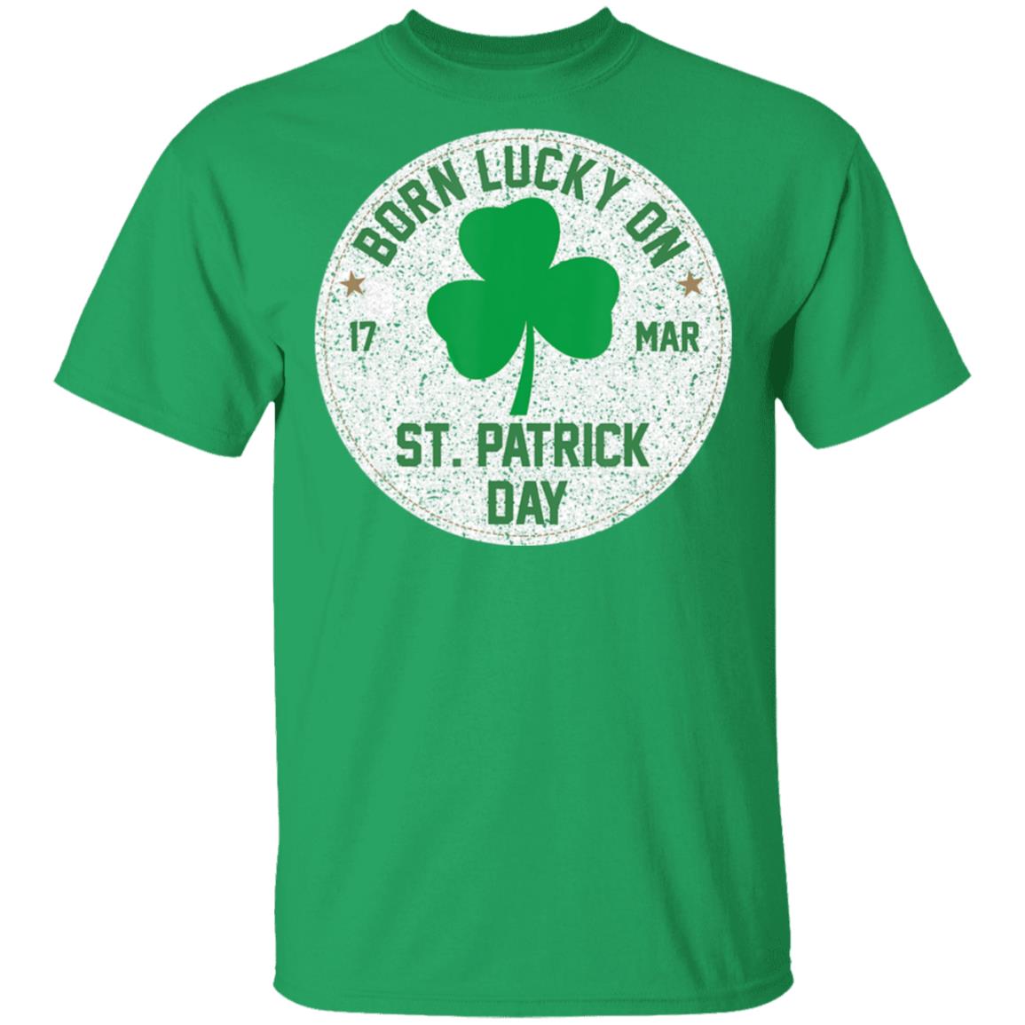 Born-Lucky-On-17-March-St-Patricks-Day-Shamrock-Birthday-T-Shirt-1