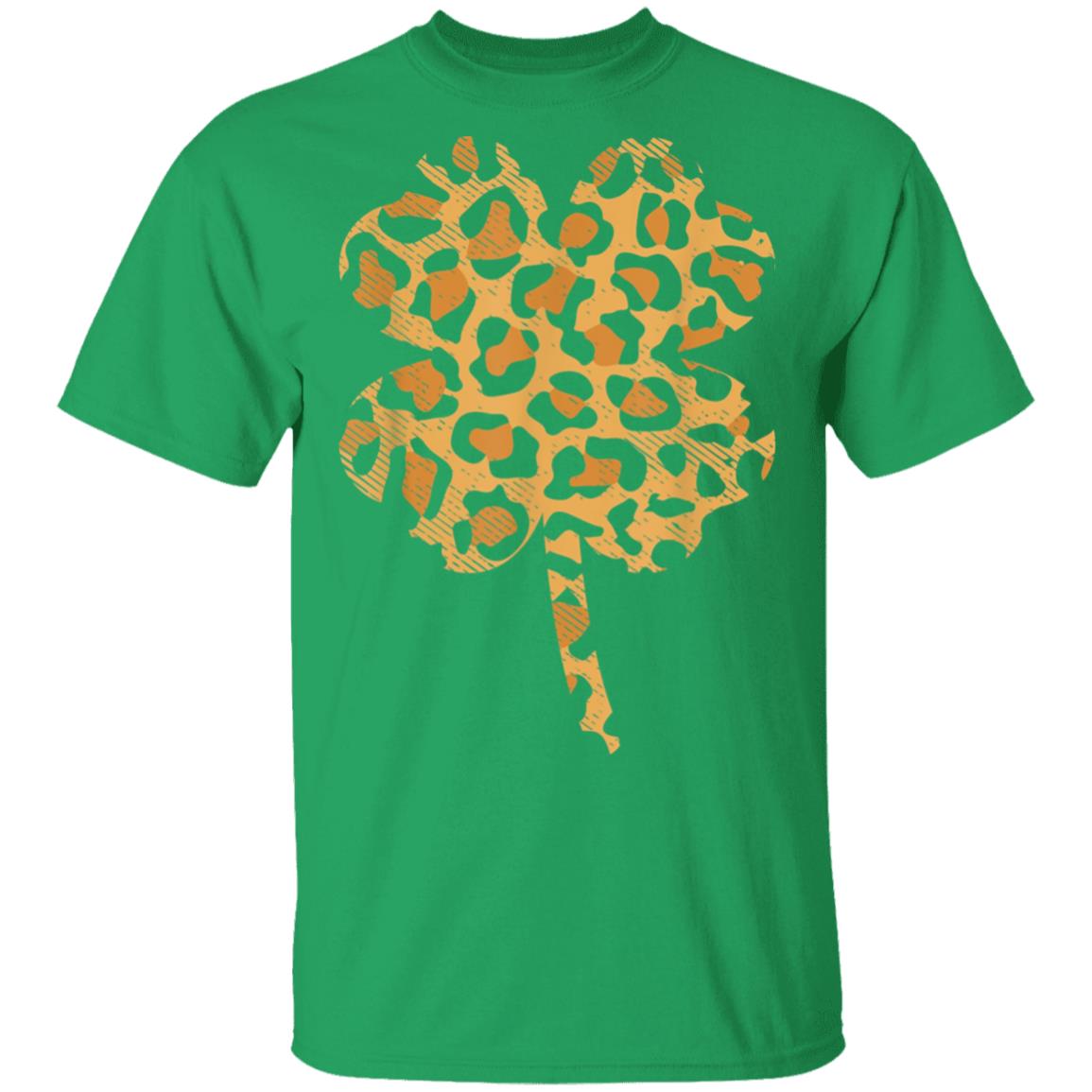 Buffalo-Leopard-Plaid-Shamrock-Clover-Cool-St-Patricks-Day-T-Shirt-1