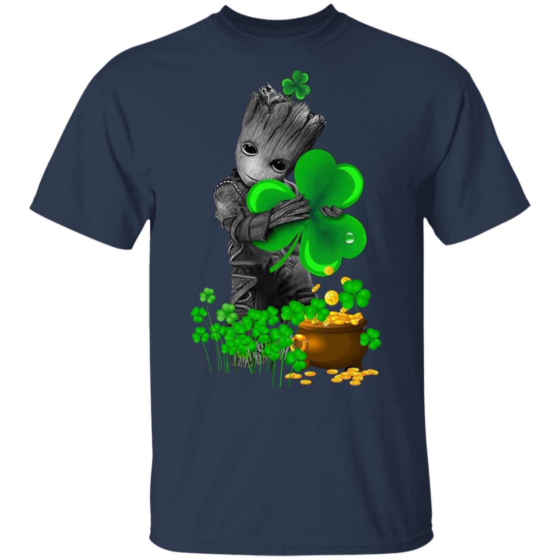 Groot-Saint-Patricks-Day-2020-T-Shirt-Cotton-Tee-1
