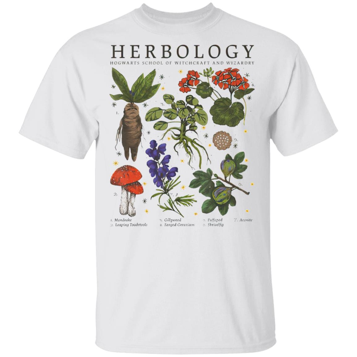 Herbology Harry Potter Sweatt-Shirt Cotton Tee