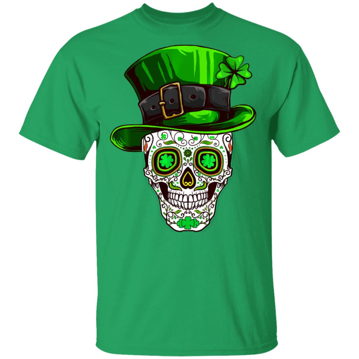 Irish-Costume-Sugar-Skull-Shirt-St-Patricks-Day-Of-Dead-T-Shirt-1