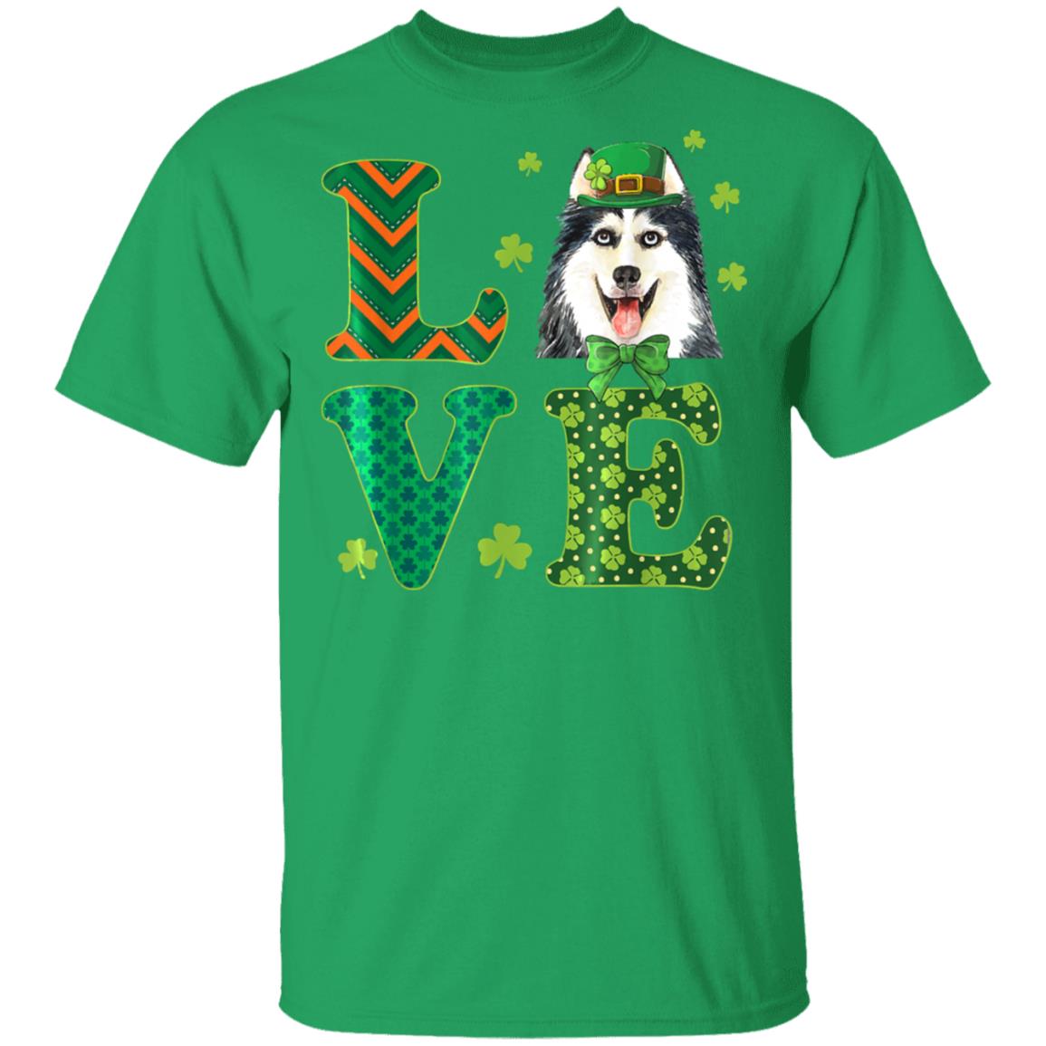 Love-Husky-St.-Patricks-Day-Dog-Dad-Mom-T-Shirt-1