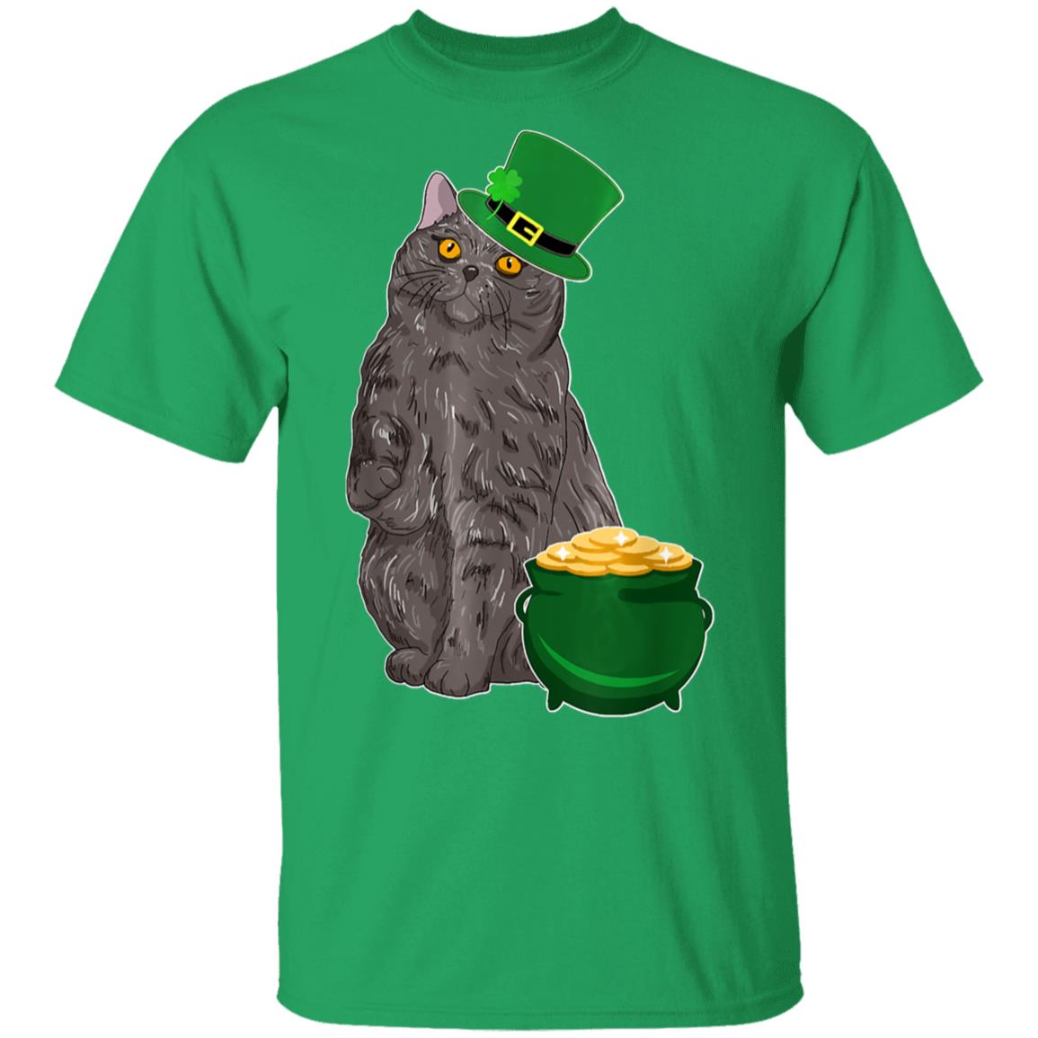 Lucky-British-Shorthair-St-Patricks-Day-T-Shirt-1