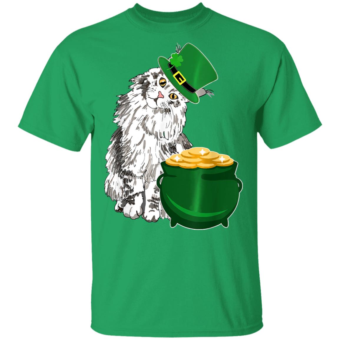 Lucky-Maine-Coon-St-Patricks-Day-T-Shirt-1