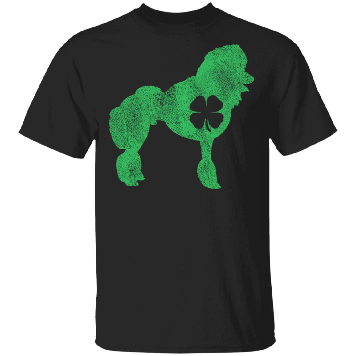 St. Patricks Day Dog Pet Poodle Irish Green Shamrock T-Shirt