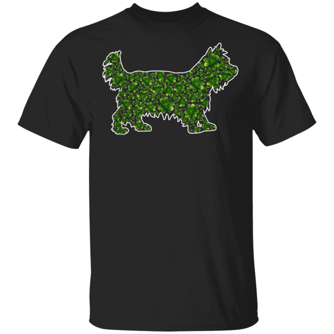 St.Patricks Day Dog Lover Funny Yorkshire Terrier Shamrock T-Shirt